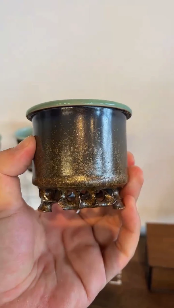 全手·黄柯太湖石·高货·杯·一物一拍
