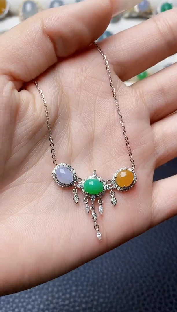 银S925镶嵌戒指翡翠5254