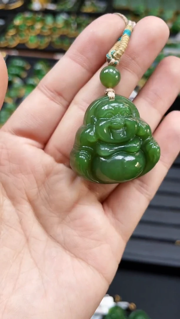 【闪购商品】和田玉吊坠未镶嵌35MM 多样性发一