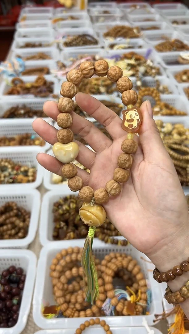 手串猴头核桃卡15mm左右 猴头设计款  手持车挂