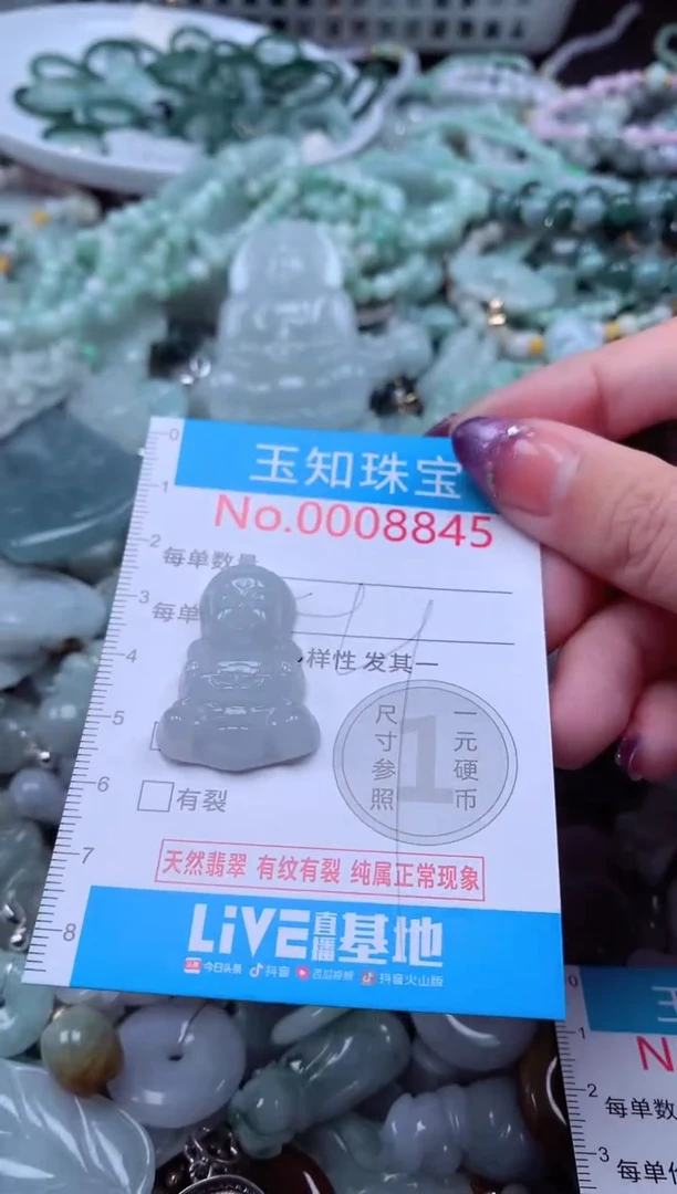 翡翠未镶嵌吊坠(不含链)8845