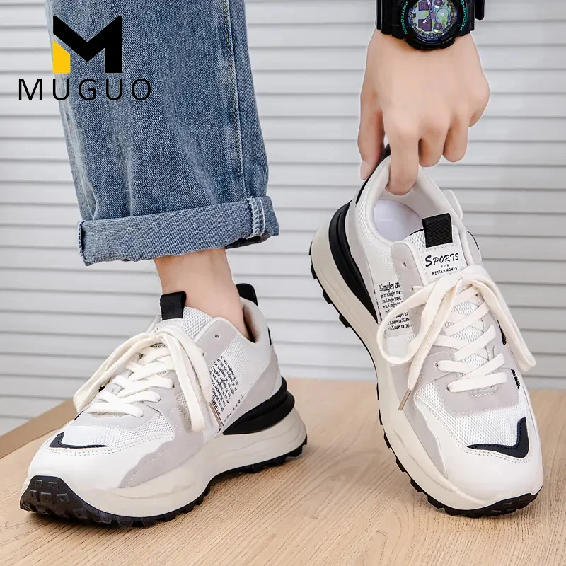 男鞋夏季新款网红爆款阿甘鞋增高休闲运动百搭青少年休闲网面板鞋