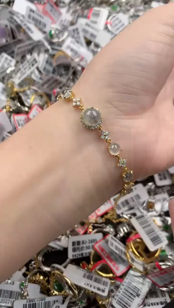 银S925镶嵌戒指翡翠161616---3