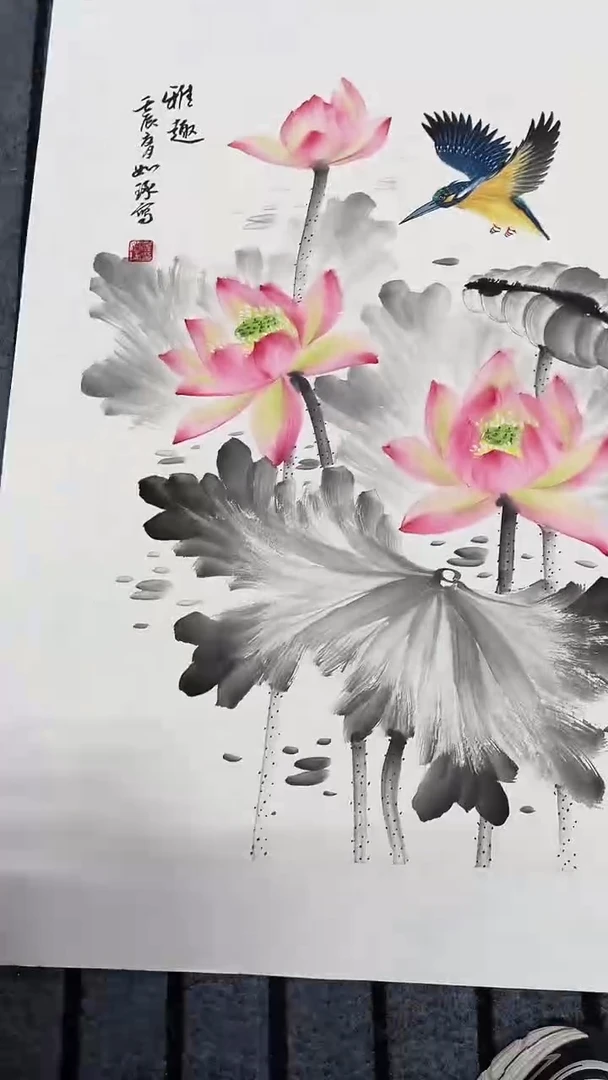 精品国画花鸟作品