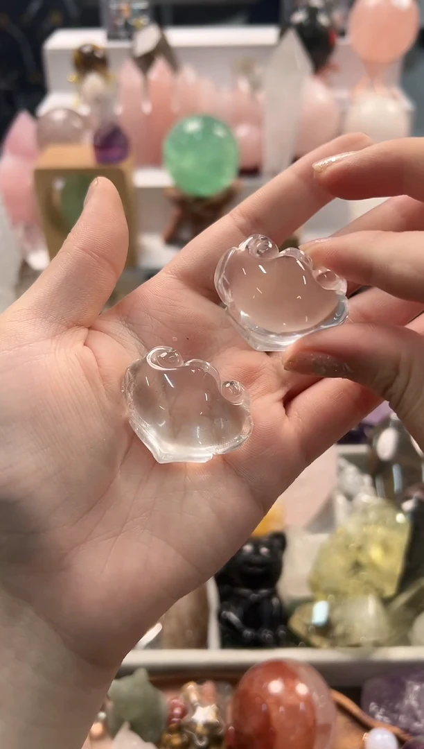未镶嵌珠宝半成品水晶M317 拍一发一