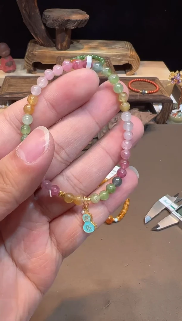 【闪购商品】碧玺手链未镶嵌手饰@@F3897