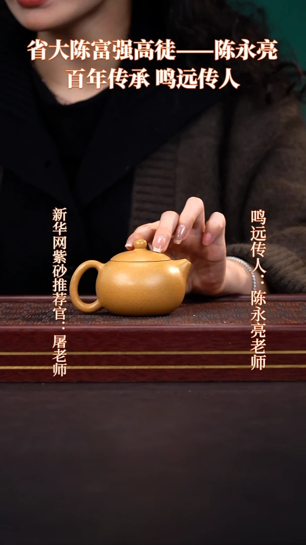 茶壶紫砂LZX西施黄金段