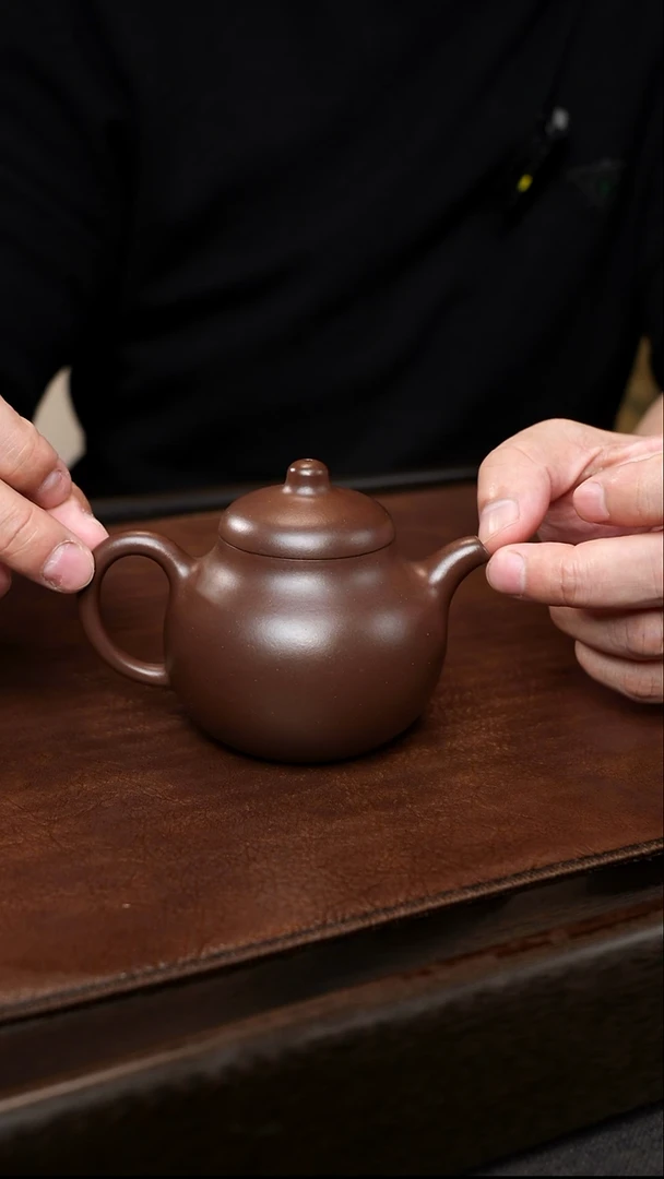 原矿老紫泥 匏瓜壶 全手工170cc