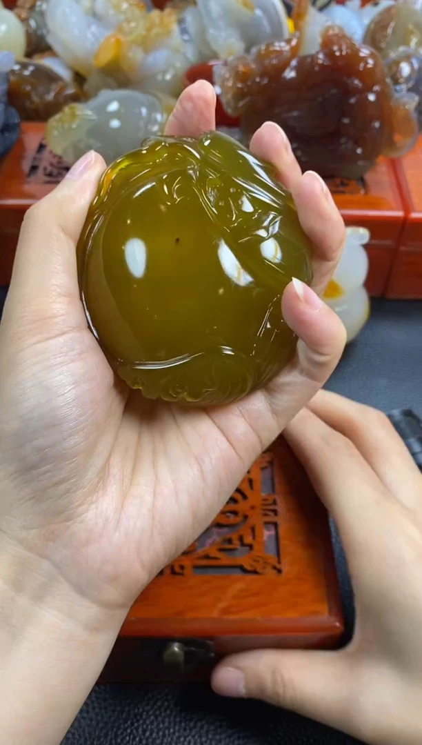 未镶嵌手把玛瑙/玉髓红*1