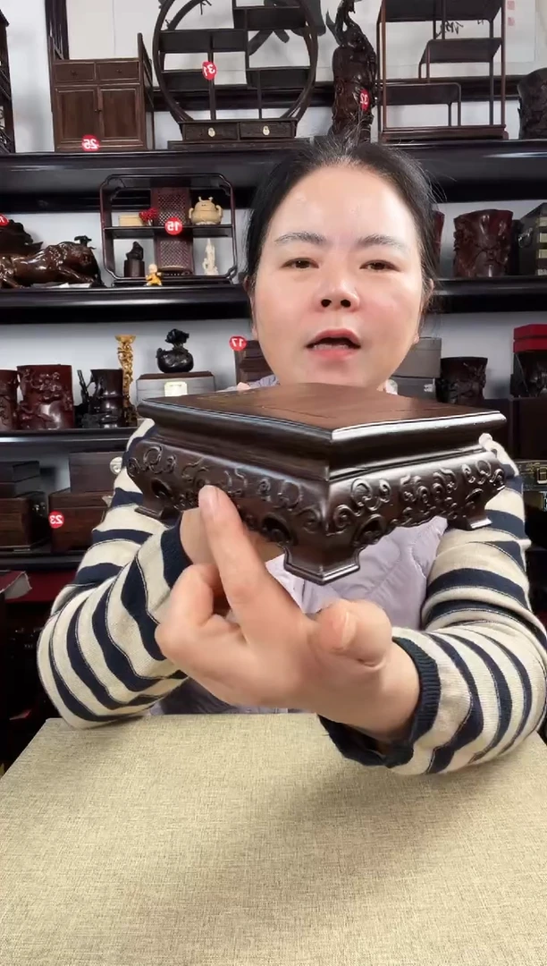 木如意正方小号老李红木工艺品