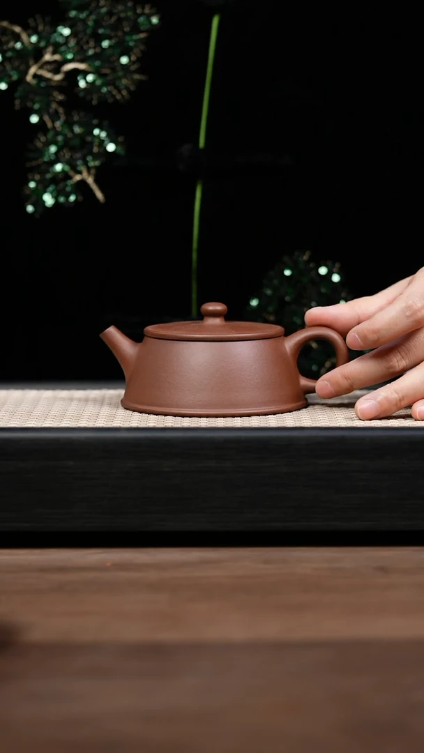 【闪购商品】紫砂茶壶YZL底槽清宽口石瓢