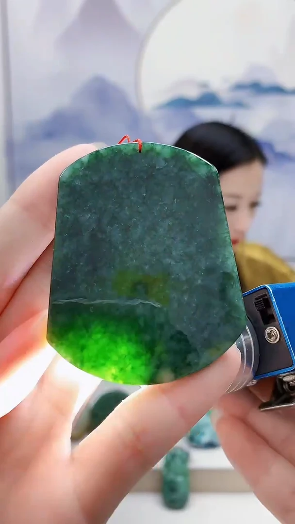 未镶嵌定制翡翠4852ry-毛货挂件228