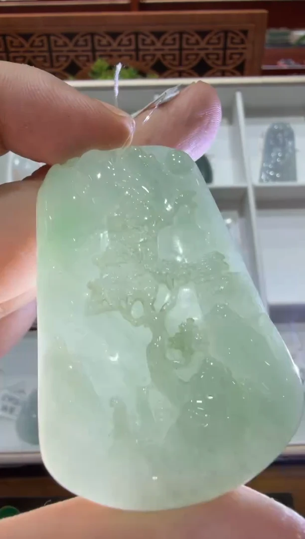 未镶嵌挂件翡翠A货翡翠多样性孤品
