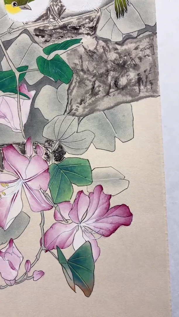 国画秦燕格国画手绘作品Y3