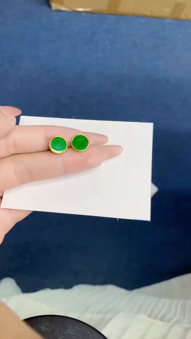 翡翠银S925镶嵌吊坠(不含链)1