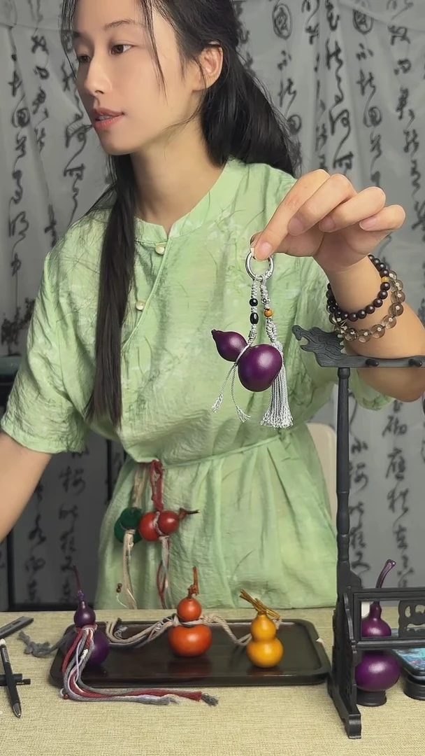 大漆葫芦挂件----011