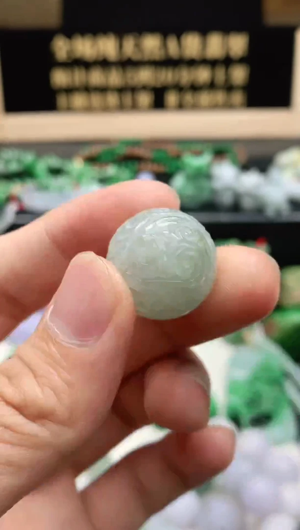 颈饰未镶嵌翡翠天然缅甸翡翠A货 19