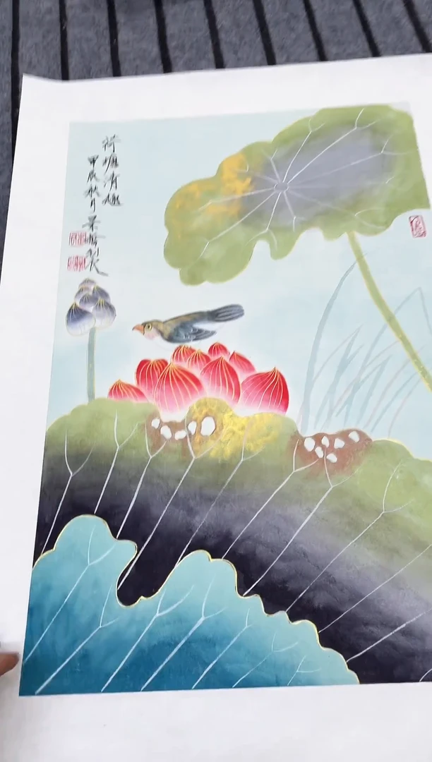 精品国画花鸟作品