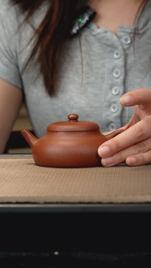 茶壶紫砂红降坡静乐150c