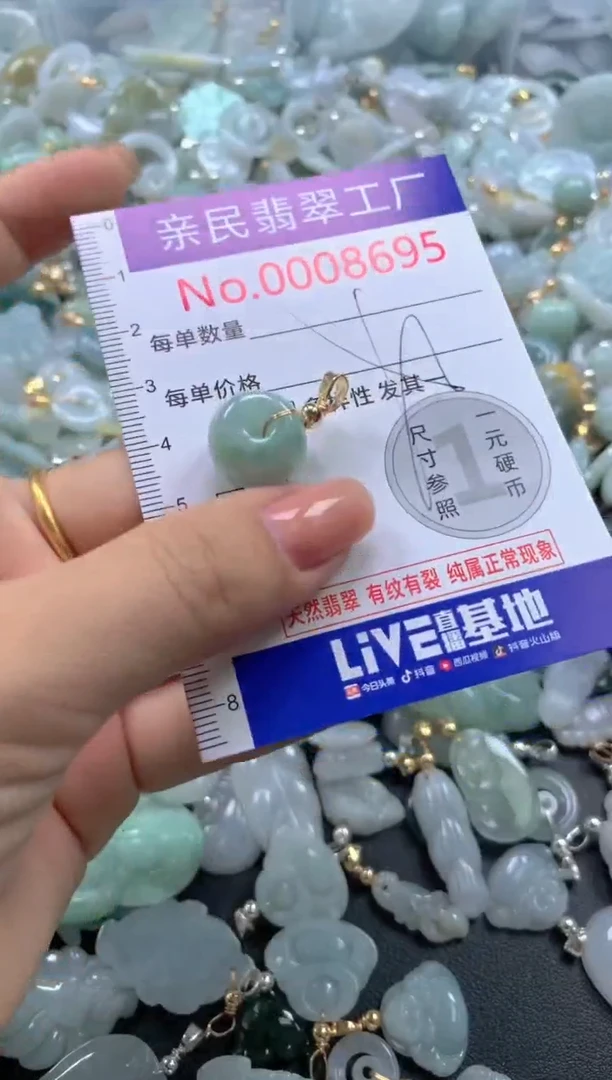 颈饰未镶嵌翡翠8695