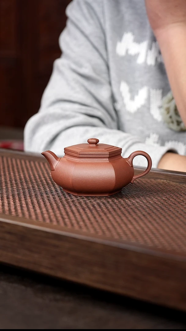 茶壶紫砂底槽清大彬六方