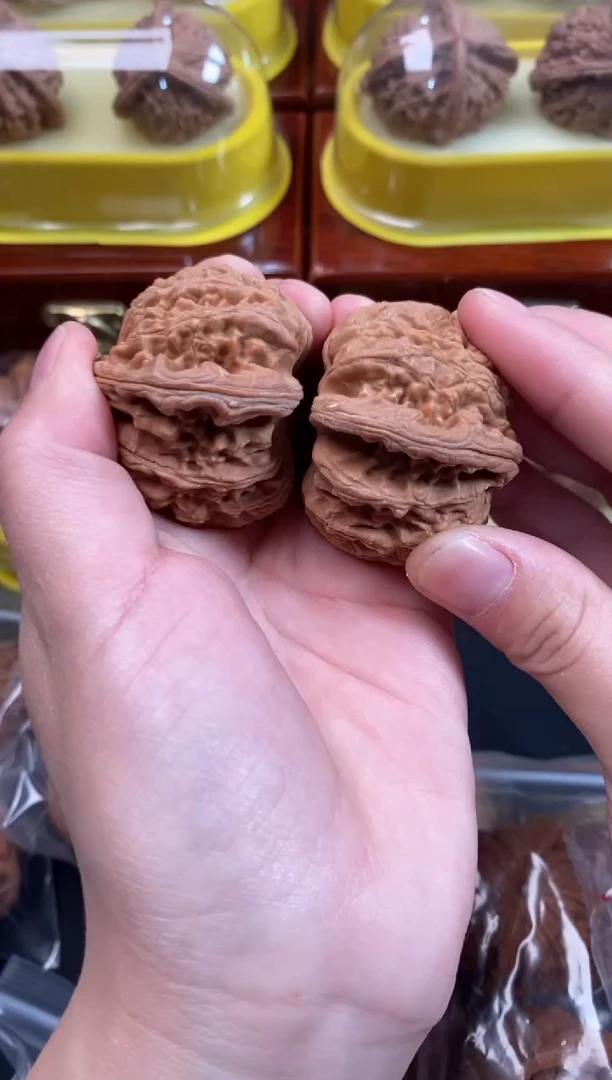 把件文玩核桃白狮子46尺Q731