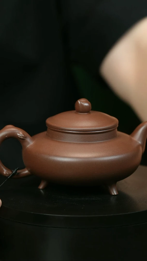 茶壶紫砂那*DH1746周卓琴寿桃炉鼎