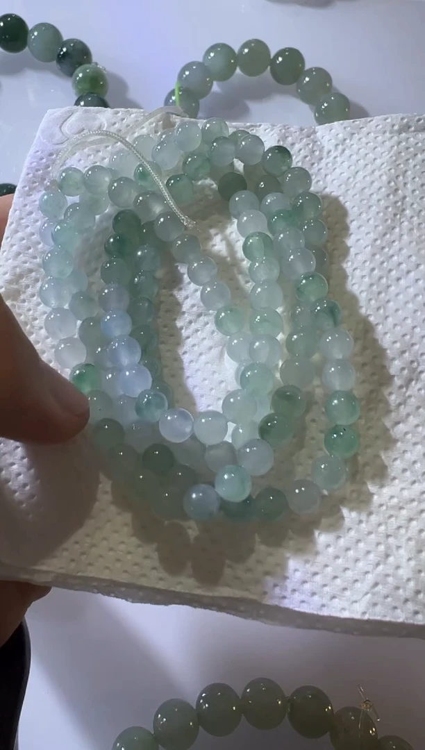 未镶嵌定制翡翠珠链