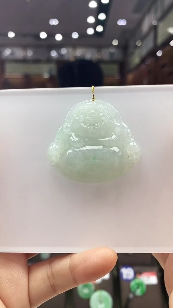 颈饰未镶嵌翡翠佛公