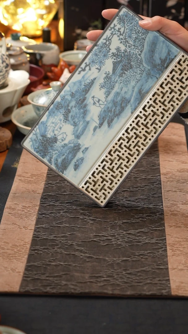 【闪购商品】朴云堂山水壶承朴云堂山水壶承