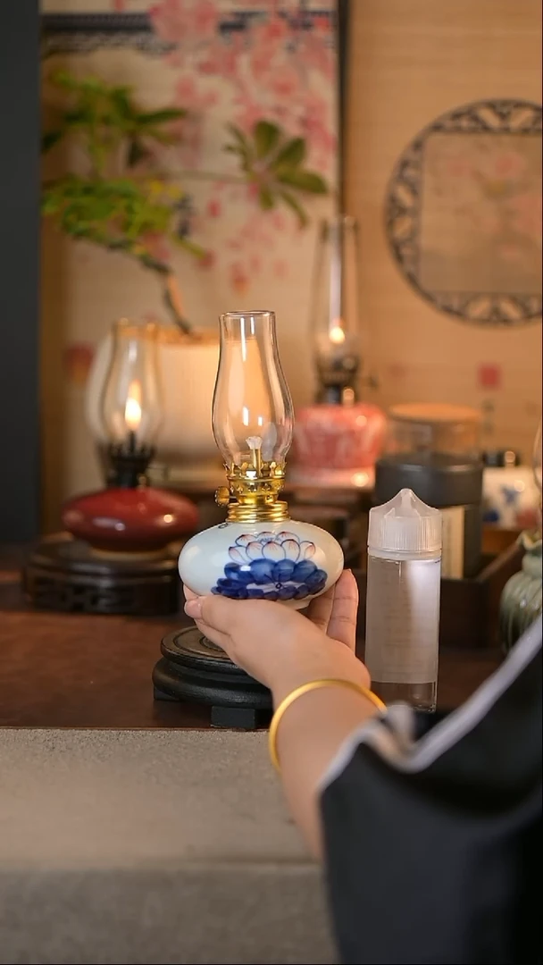 景德镇陶瓷香薰灯摆件