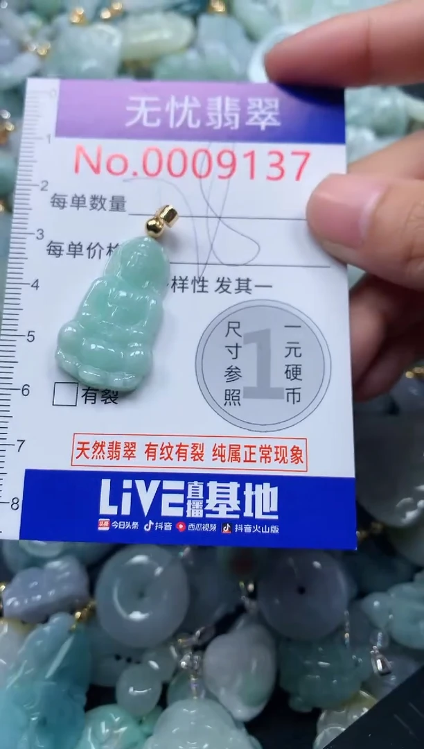 颈饰未镶嵌翡翠9137