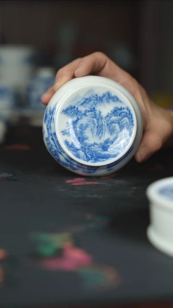 摆件瓷景德镇精品茶器