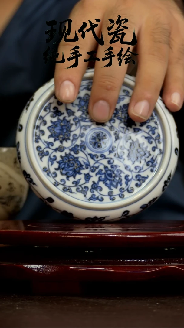 杯子文***员纯手工手绘瓷瓷1