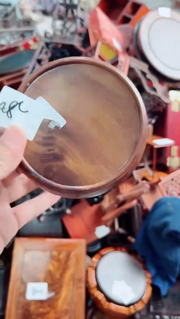 木298瑕疵红木小件底座处理