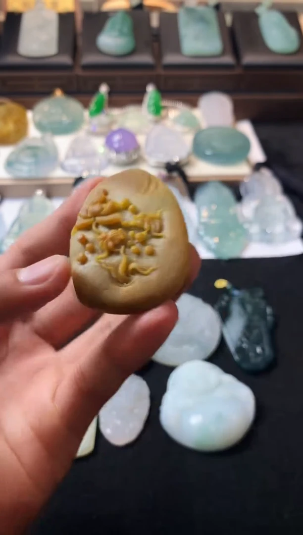 未镶嵌定制翡翠忐**忑 3332毛货不退不换