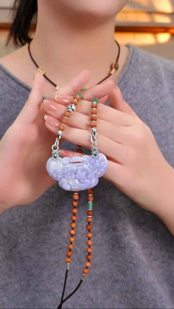 颈饰未镶嵌翡翠国风