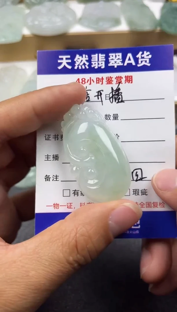 颈饰未镶嵌翡翠