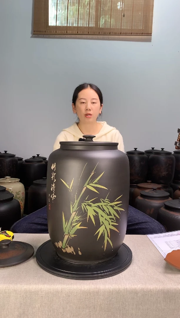 建水紫陶水缸微瑕疵