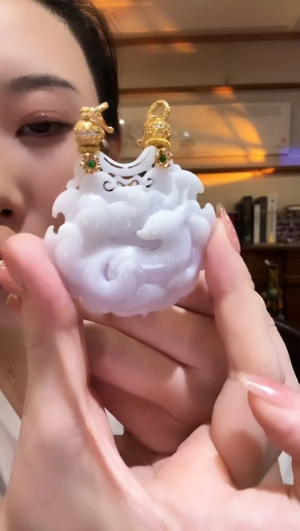颈饰未镶嵌翡翠国风