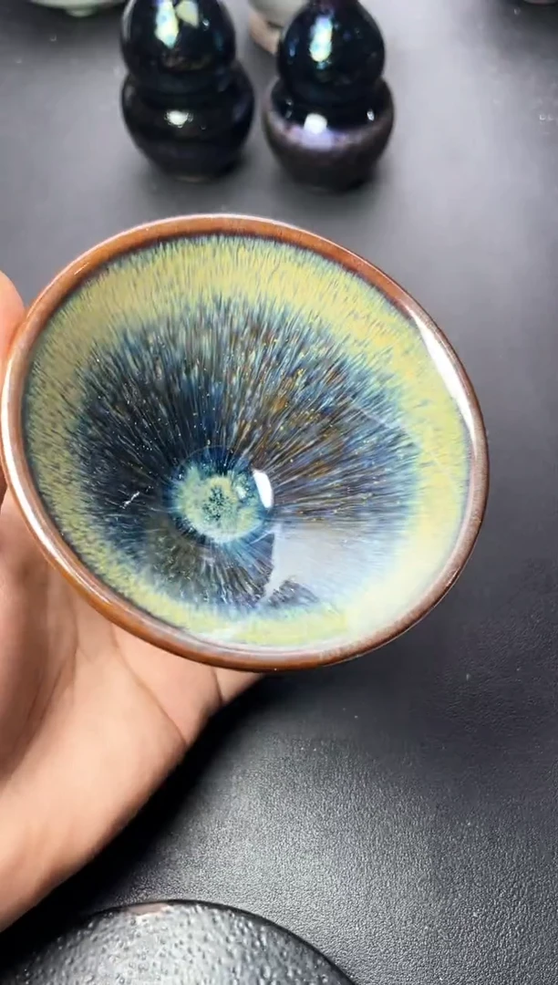 茶盏324  叶紫建盏叶紫建盏