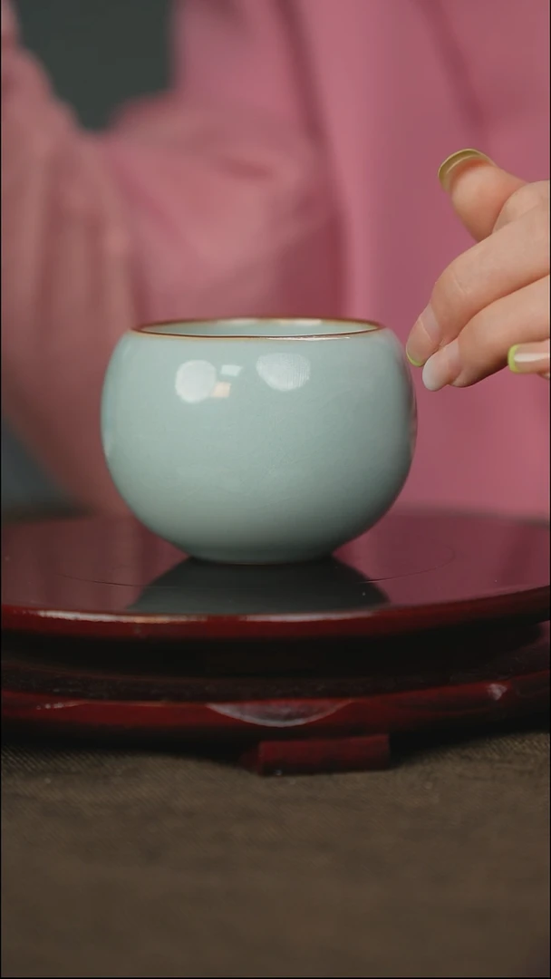 禅定杯 带底款