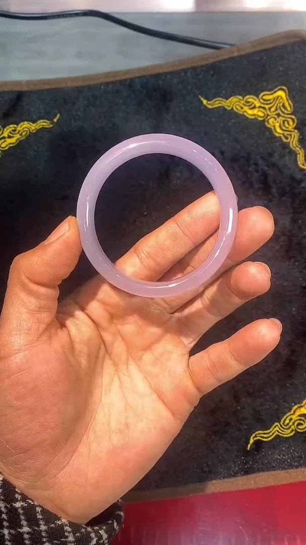 手镯玛瑙/玉髓未镶嵌紫色镯