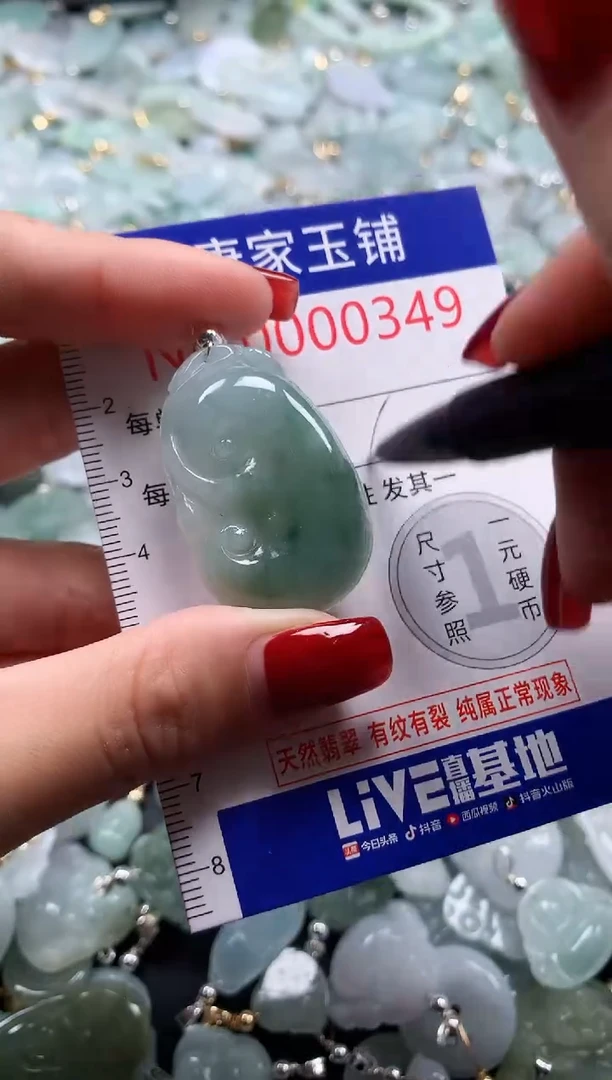 翡翠未镶嵌吊坠(不含链)349