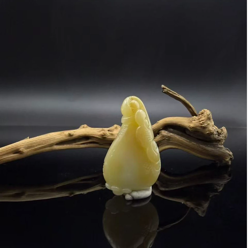 糖白钱袋吊坠6259