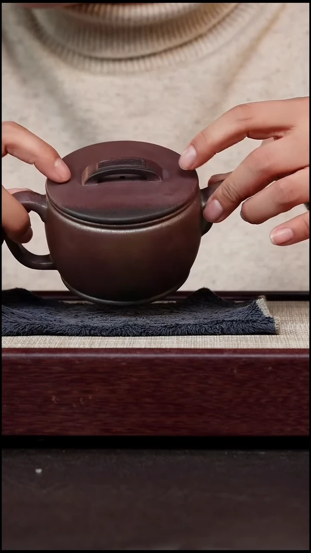 茶杯紫砂柴烧汉瓦