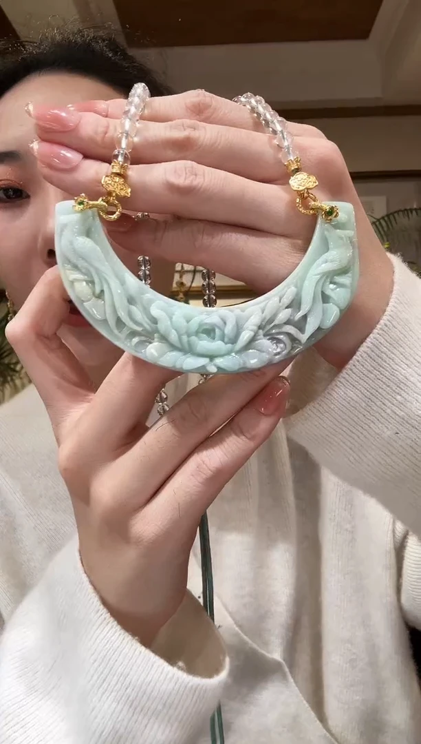 【闪购商品】翡翠颈饰未镶嵌国风
