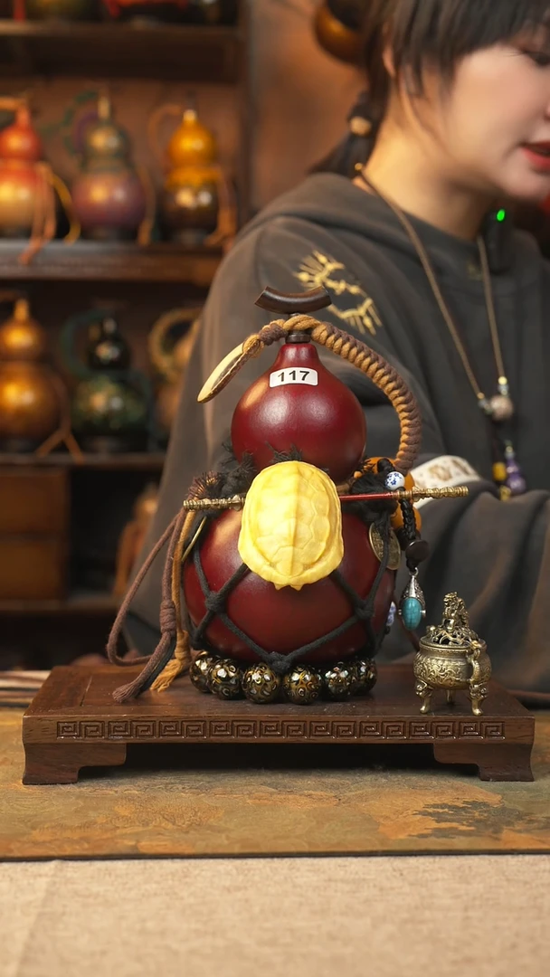 【闪购商品】117大漆葫芦一物一拍记葫堂出品