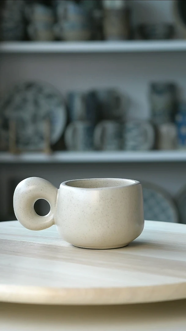 陶瓷Hitable奶油咖啡杯280@4-2@