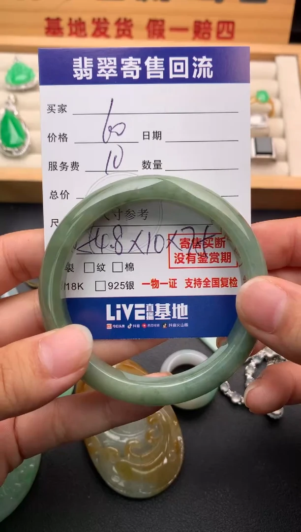 未镶嵌手镯翡翠10144732